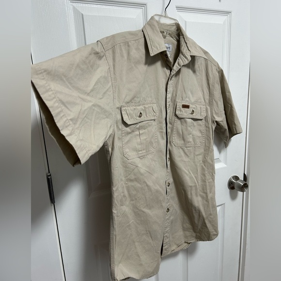 Carhartt Men's Tan Short Sleeve Shirt - Picture 7 of 8